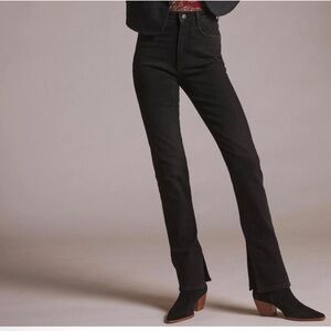 Anthropologie Pilcro Split Hem Straight Leg High Rise